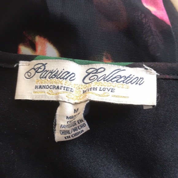 Parisian Collection hand crafted with love floral romper - Picture 3 of 3